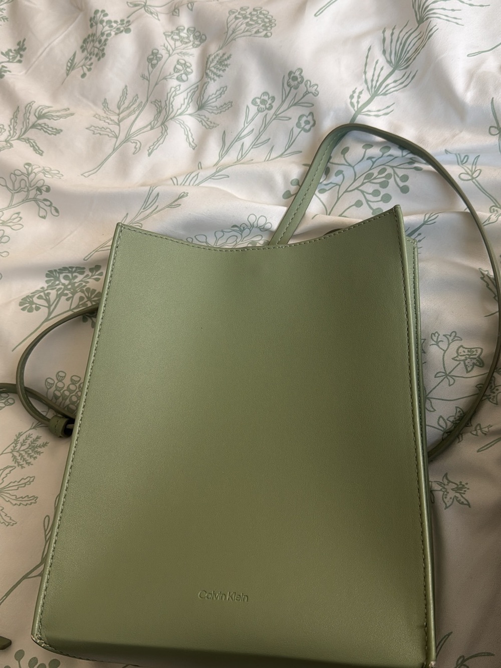 Calvin Klein sage green bag